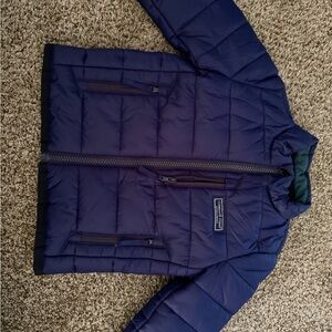 Vineyard Vines Kids Navy Quilted Puffer Jacket